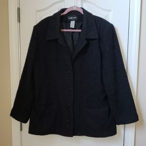 🦄 Sag Harbor Womens jacket w/ metalic threads 22W